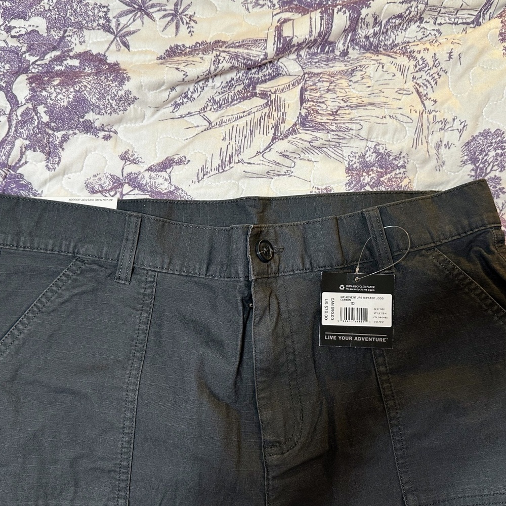 Women’s Eddie Bauer 10P Charcoal Gray Jogger - Picture 3 of 6
